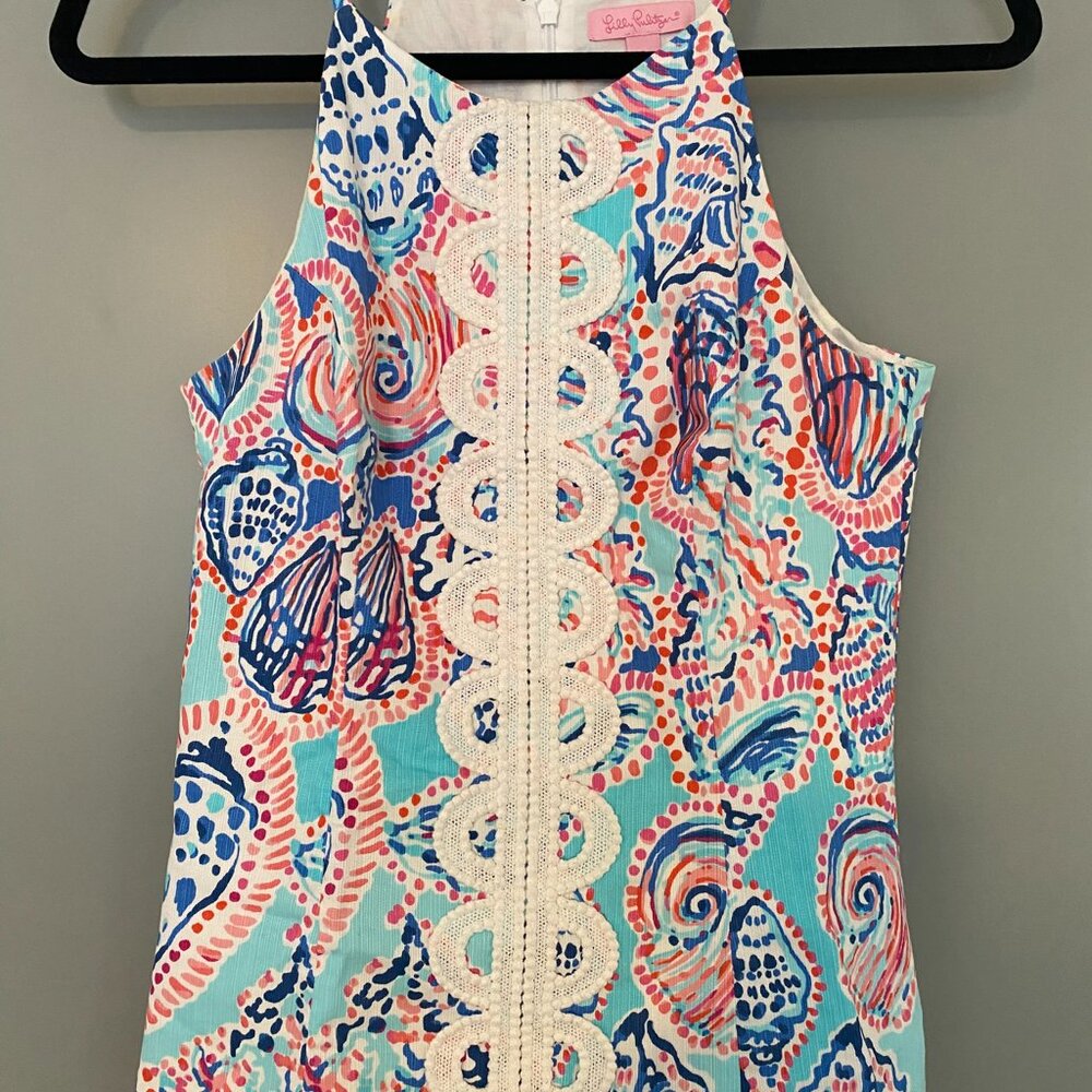 Lilly Pulitzer Annabelle Halter Top  Shell Me About It Print